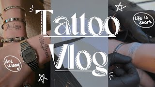 Tattoo Vlog!!! || Getting A Latin Tattoo