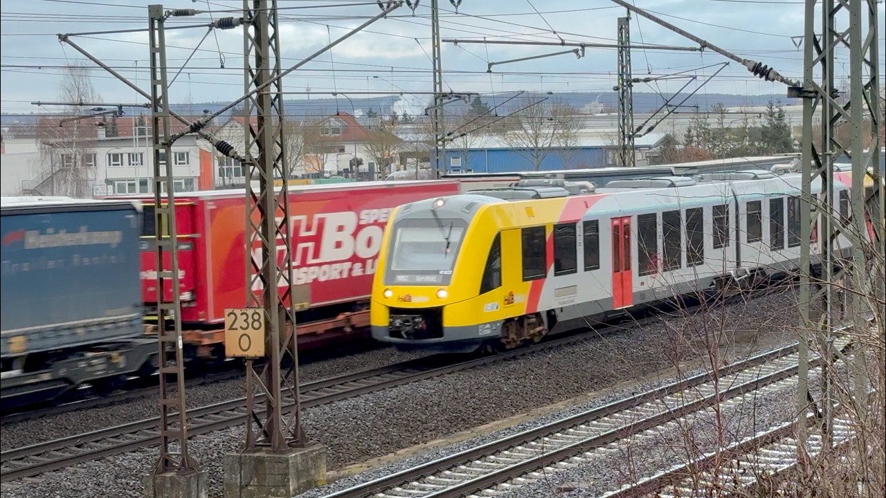Trainspotting in Fulda - Güterzüge, ICEs, Regios, Flixtrains