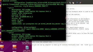 lshw-Extract hardware information on linux using lshw