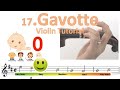 Gavotte | Suzuki Violin book 1 | Notes & finger pattern tutorial on Violin | HTP TV