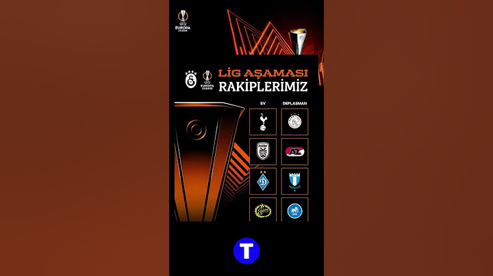 UEFA Avrupa liginde Temsilcilerimizin rakipleri belli oldu. #galatasaray #fenerbahçe #beşiktaş