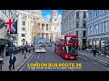 London bus ride in 4k  bus route 26  victoria to hackney wick  landmarks  cityscape views 