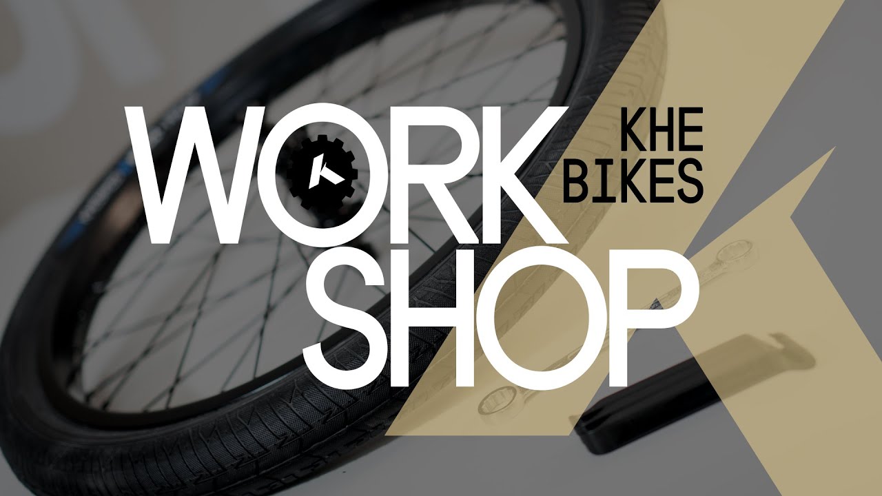 KHEbikes WorkShop - How to change a BMX tire & tube - YouTube