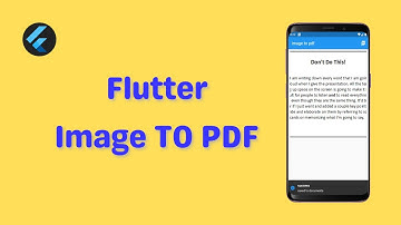 Flutter Image TO PDF Converter | Complete Tutorial + Source Code