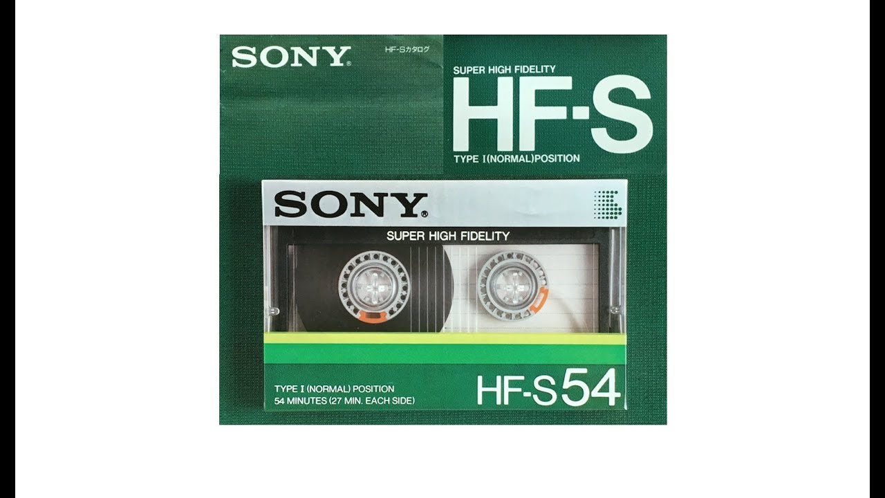 SONY HF-S カセットテープ カタログ 昭和59年1月 - YouTube