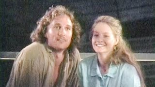 Mathew Mcconaughey & Jodie Foster Kissing Outtakes-Contact Bts