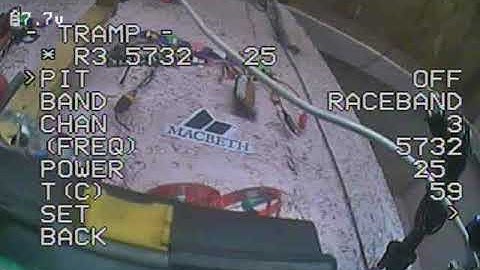 FURIOUS FPV nano vtx pit mode test