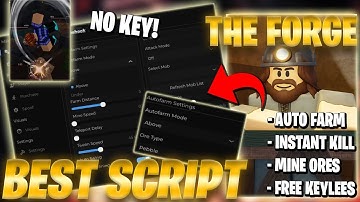 The Forge Script *NO KEY* - Instant Forge, Instant Kill, Smooth Teleport, Auto Ore, Dupe & More ✅