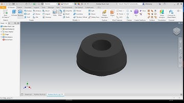 Autodesk Inventor Professional Tutorial (Skateboard Modelling) - Rubber Bush 2