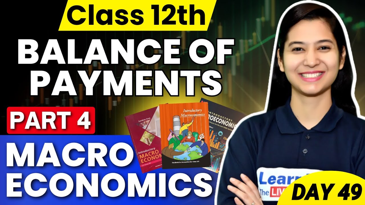 Class 12 Macro Economics | Part 4 - Balance of Payments - YouTube