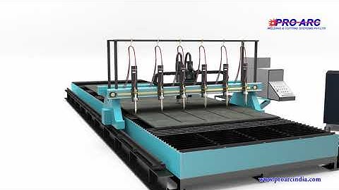 CNC profile cutting & multi-torch strip cutting machine