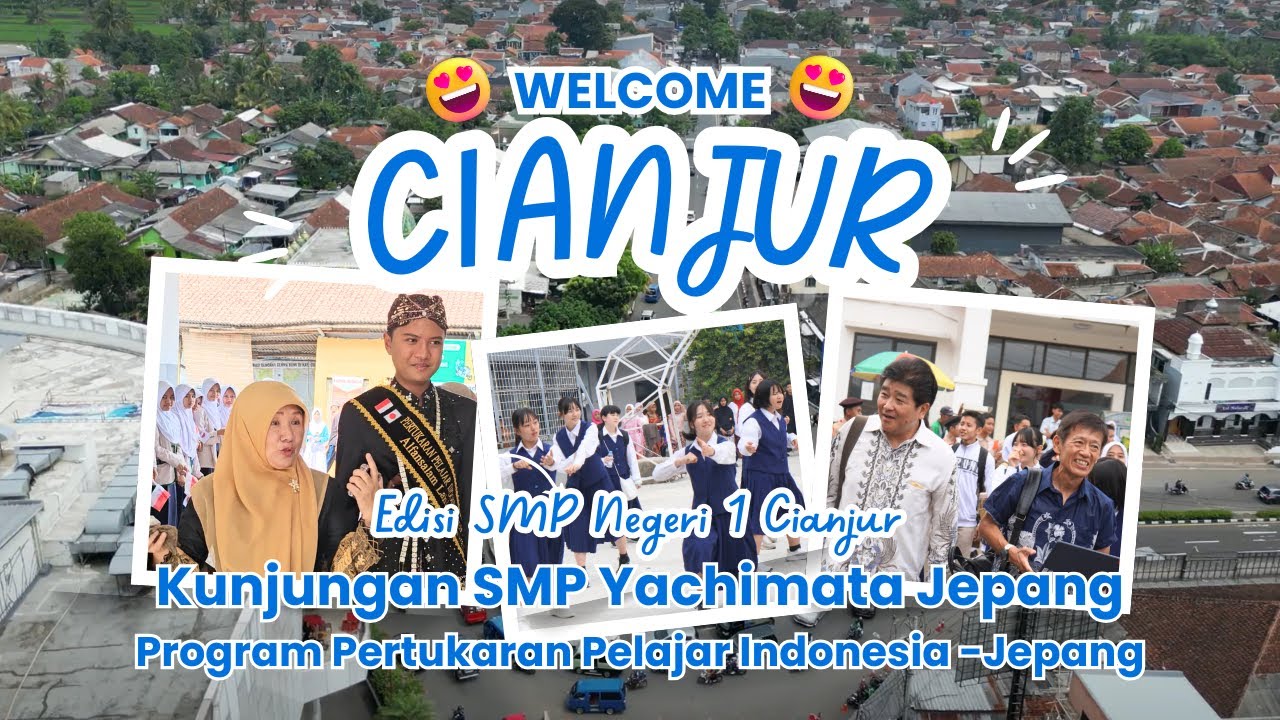 Menyambut Hangat Tamu dari Jepang! SMP N 1 Cianjur dan SMP Yachimata Kenalkan Budaya Cianjur