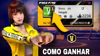 COMO PEGAR O VERIFICADO NO FREE FIRE 😍 VERIFICADO MOSTRANDO PARA INIMIGOS+TODOS OS EMOTES DO JOGO 🔥