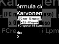 Frecuencia de entrenamiento Karvonen #shorts #cardio #ciencia #fisioterapia #training