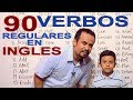 90 VERBOS REGULARES EN INGLES