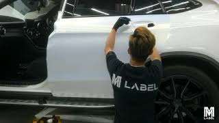 Time Lapse for Mercedes Benz GLC 250 Full Body Vinyl Wrap - Chameleon White Gold