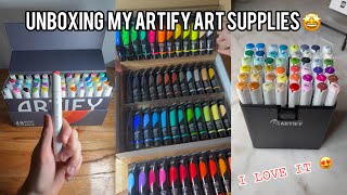 Satisfying Unboxing My Artify Art Supplies