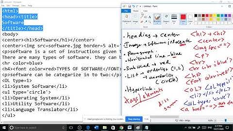 OL ICT Revision Html Database English Medium
