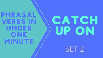 CATCH UP ON PHRASAL VERB | Meaning of catch up on | What does catch up on mean?