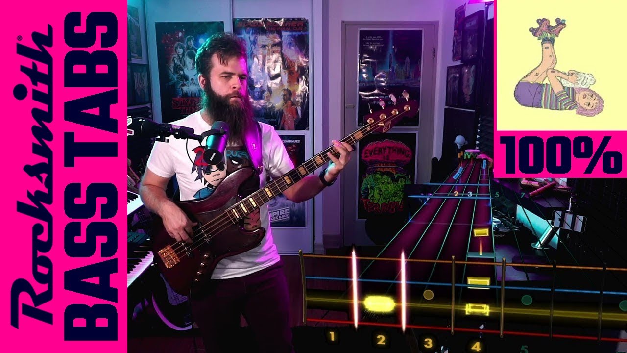 Beach Bunny Cloud 9 BASS Tabs & Cover (Rocksmith) YouTube