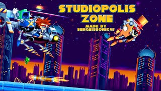 THE GREATEST SONIC LEVEL IN GD | Studiopolis Zone by Sergeissonic95 (ALL ENDINGS)