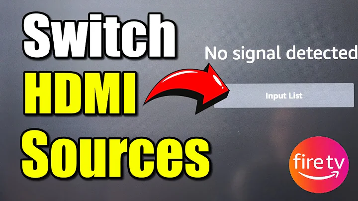 How to Switch Inputs or HDMI Sources on Fire TV (Best Method)