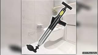 Toilet Plunger High Pressure Drain Plunger Dredge Clog Remover Sewer Pipe Unblocker Air Drain