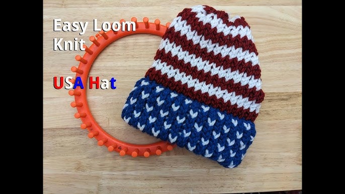 How to make a Beanie Hat with a Round Knifty Knitter Loom 