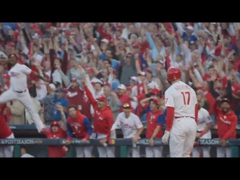 The BEST Camera Angle of Rhys Hoskins Bat Spike and Home Run 