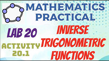 MATHS PRACTICAL//LAB 20//INVERSE TRIGONOMETRIC FUNCTIONS//HOW TO WRITE IN OBSERVATION BOOK