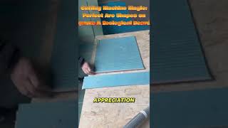 "Cutting Machine Magic: Perfect Arc Shapes on Gypsum & Ecological Boards!"