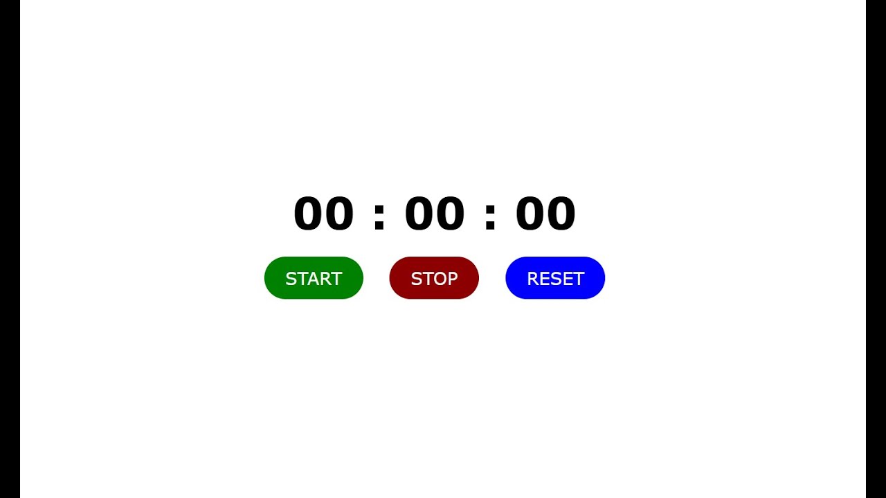stopwatch frontend project - YouTube