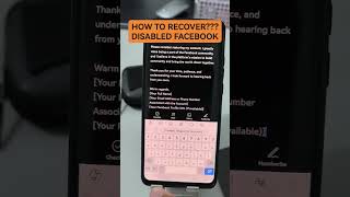 HOW TO SUBMIT AN APPEAL FOR A SUSPENDED AND DISABLED FACEBOOK ACCOUNT? 🔓 #appeal #disabled #account