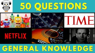 General Knowledge Quiz Trivia #133 | SpongeBob SquarePants, Atom, Netflix, Guitar, Liam Neeson