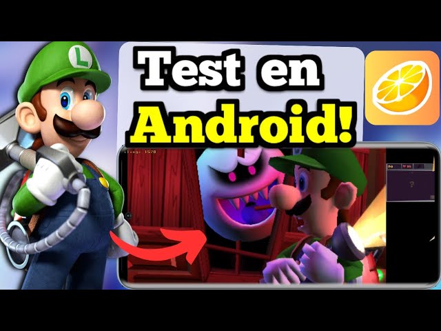 Luigi's Mansion: Dark Moon on Citra Android whit SD 888 