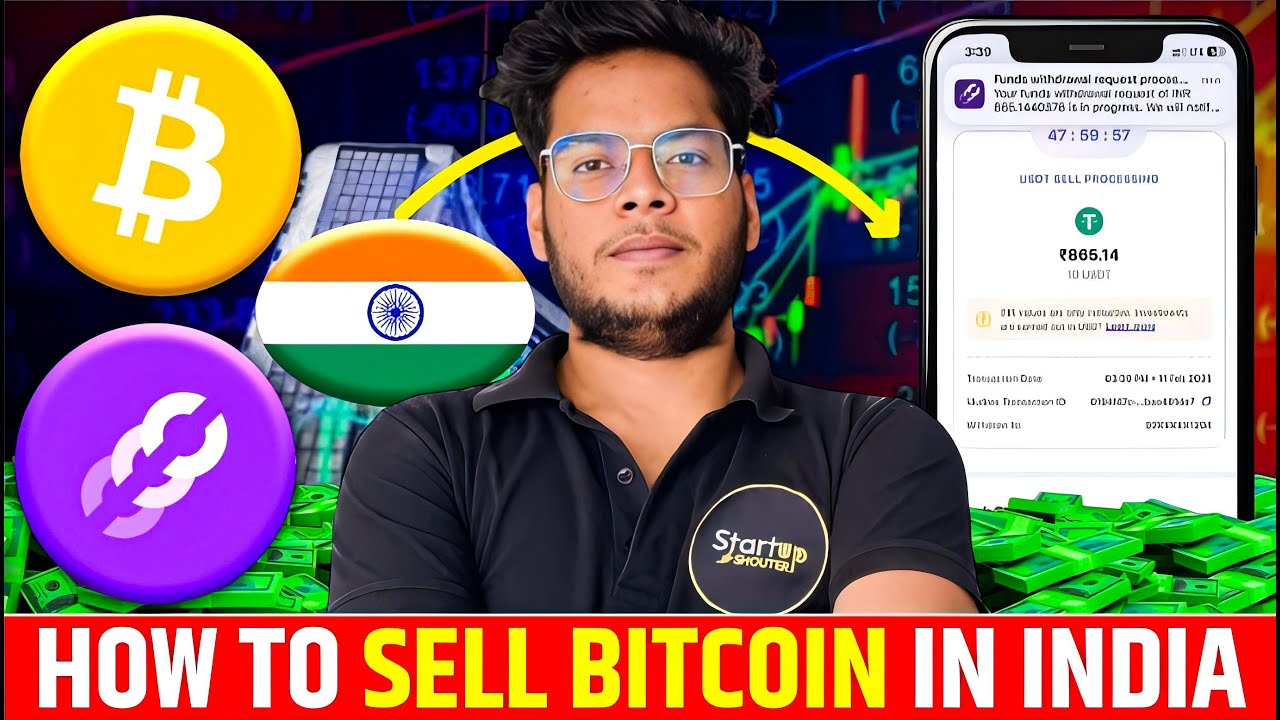 ⚡How to Sell Bitcoin In India ⚡Step by Step tutorial⚡