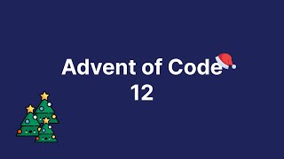 Advent of Code in Nim 12 Profile