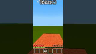 Minecraft boat ride on ice⛵ And wait for end🔚full comedy🤣 #shorts #like #viral #trending #minecraft🎮