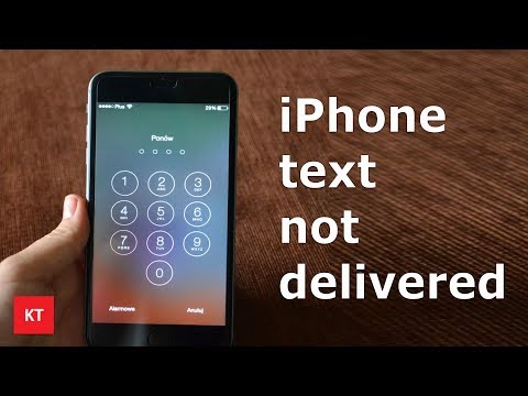 iPhone text not delivered but can receive text from android phone