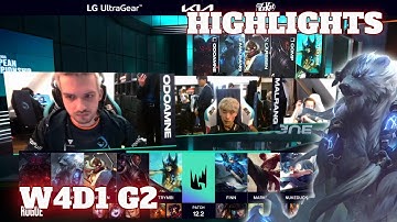 RGE vs XL - Highlights | Week 4 Day 1 S12 LEC Spring 2022 | Rogue vs Excel W4D1