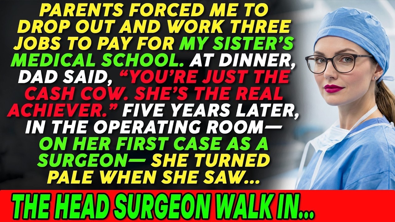 My Parents Forced Me To Fund My Sister's Dreams—Then She Saw Who Was Teaching Her To Save Lives