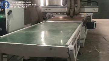 MÁY CNC 3 ĐẦU LÊN XUỐNG PHÔI TỰ ĐỘNG
