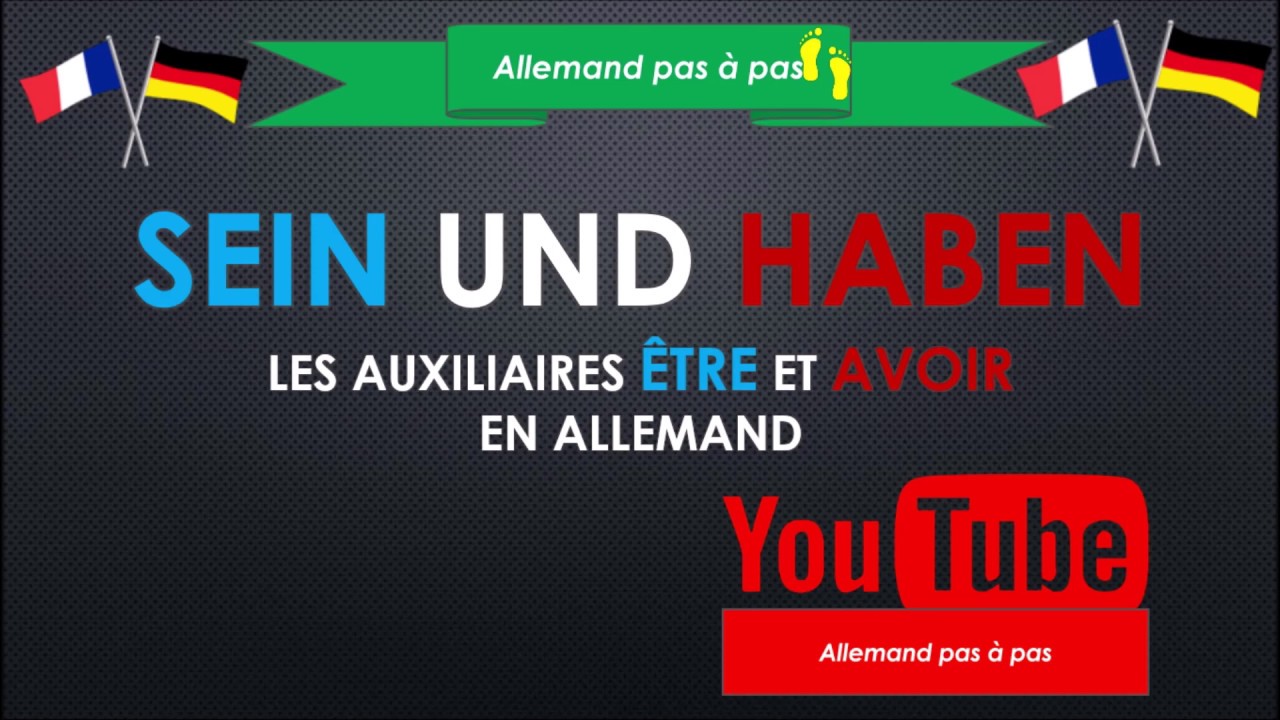 Conjugaison Verbe Etre En Allemand