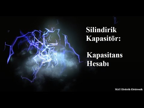 [EMT] Silindirik Kapasitör Kapasitansı (Capacitance of Cylindrical Capacitor)