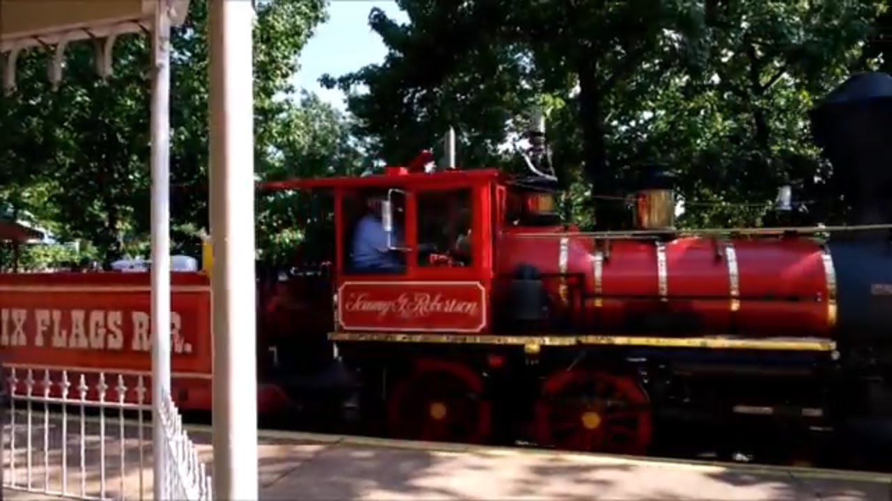 Six Flags St. Louis Railroad - YouTube