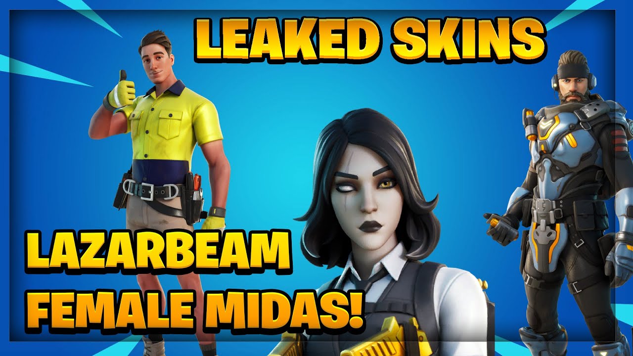 All New Leaked Skins *LAZARBEAM* (Female Midas MariGold)