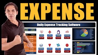 Automated EXPENSE TRACKER Software in Excel / Personal Finance DASHBOARD! screenshot 5