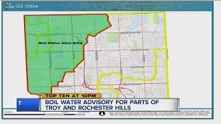 Boil water advisory in effect for parts of Troy and Rochester Hills