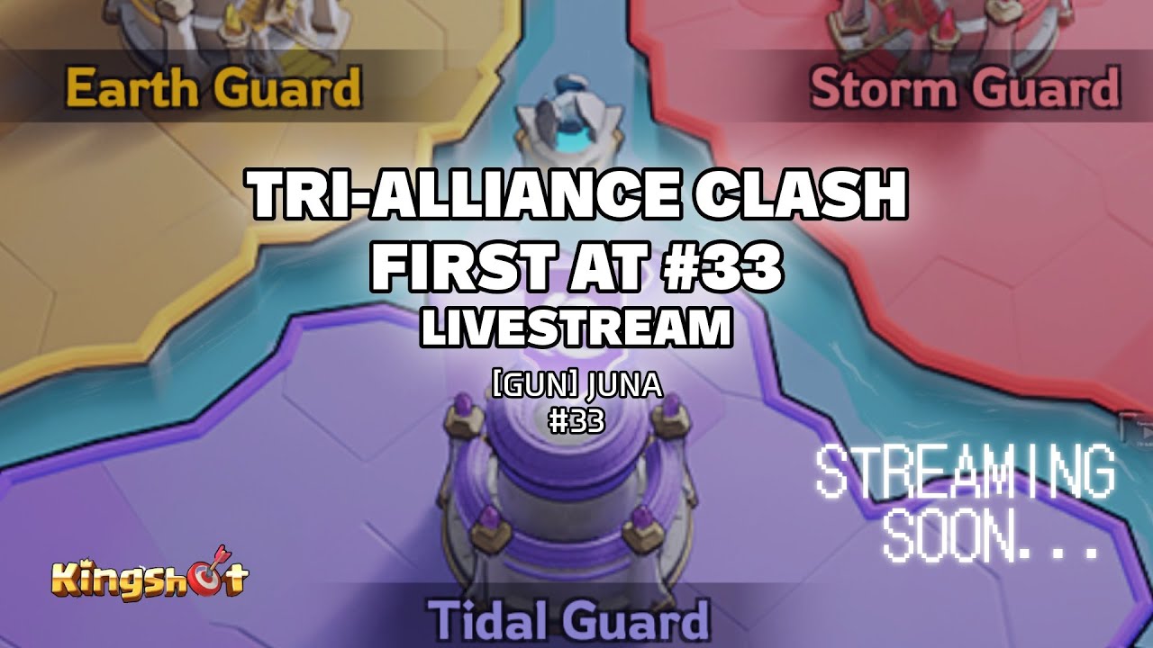 🔴 Kingshot LIVE! | #33 TRI ALLIANCE CLASH Live Q&A! #Kingshot