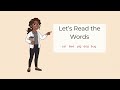 Short Vowel Review for Kindergarten | Read CVC Sentences | Phonics Lesson